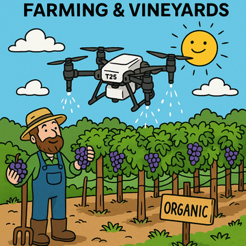 The Role of T25 in Organic Farming & Vineyards