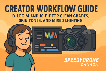 Creator Workflow Upgrade: How D-Log M + 10-Bit Video on DJI Osmo Action 6 Unlock Cleaner Grades & Better Skin Tones