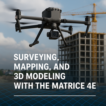 Surveying, Mapping, and 3D Modeling with the Matrice 4E