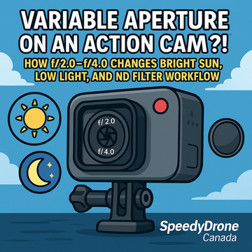Variable Aperture on an Action Cam?! Why f/2.0–f/4.0 on DJI Osmo Action 6 Is a Game-Changer