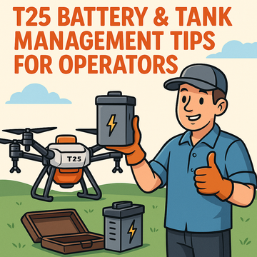 T25 Battery & Tank Management Tips for Operators