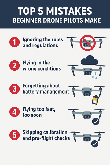 Top 5 Mistakes Beginner Drone Pilots Make (and How to Avoid Them)