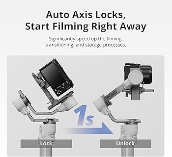DJI RS 4 Auto-Axis Lock Feature: Save Time & Transition Between Shots Efficiently