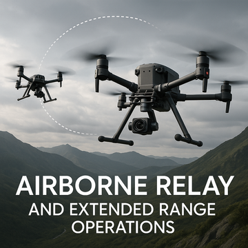 Airborne Relay and Extended Range Operations with the Matrice 4D Series