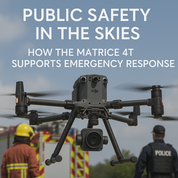 Public Safety and Emergency Response Applications: How the Matrice 4T Empowers First Responders