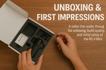 Unboxing & First Impressions: DJI RS 4 Mini