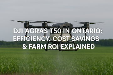 Flying Efficiency: DJI Agras T50 in Ontario Agriculture