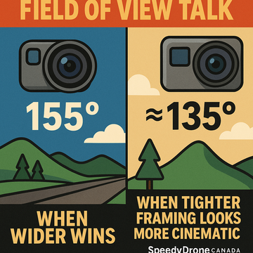 DJI Osmo Action 6 Field of View Talk: From 155° to ~135° — When Wider Wins & When Tighter Cinematic Framing Shines