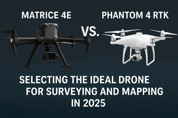Matrice 4E vs. Phantom 4 RTK: Selecting the Ideal Drone for Surveying and Mapping in 2025
