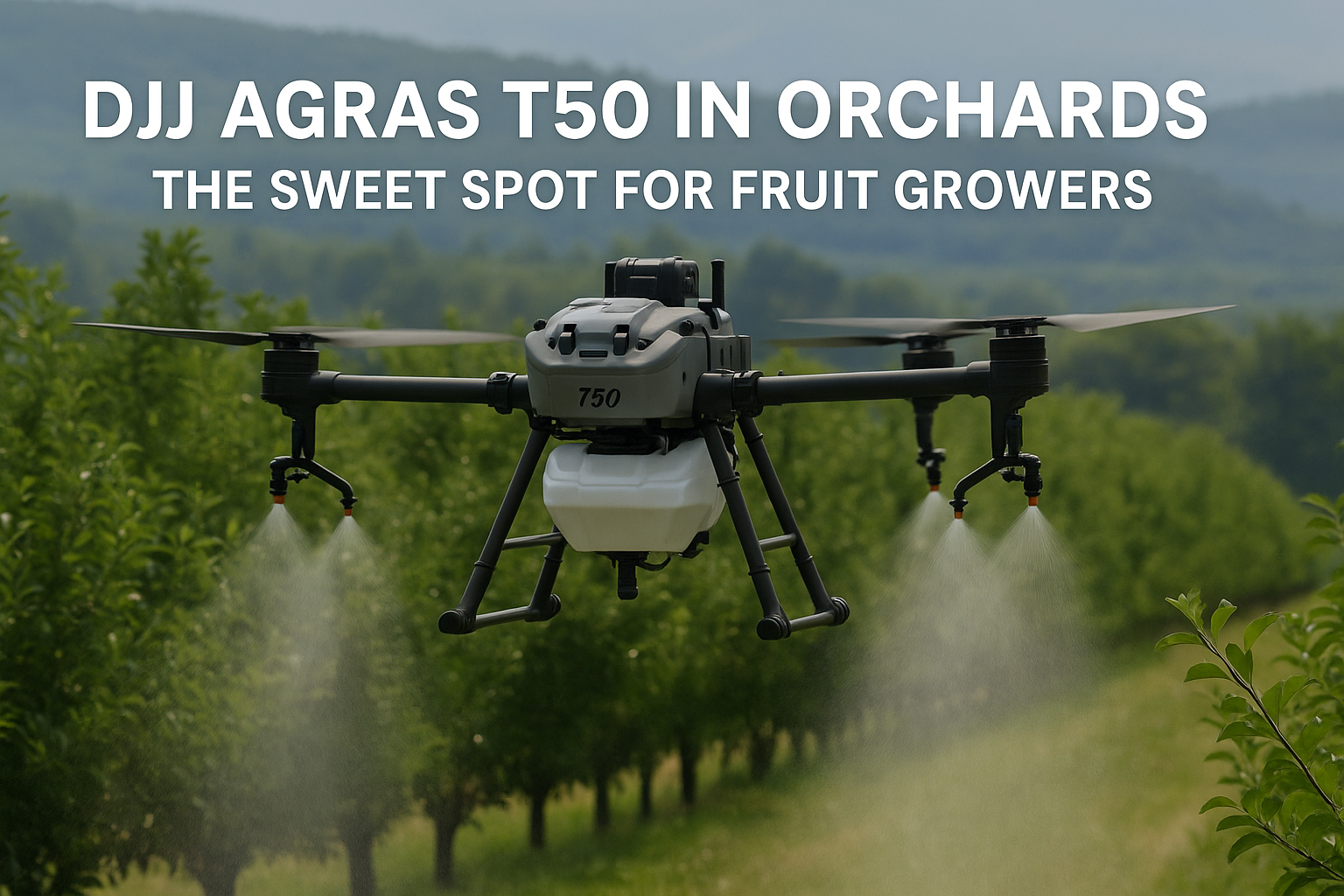 DJI Agras T50 in Orchards: The Sweet Spot for Fruit Growers