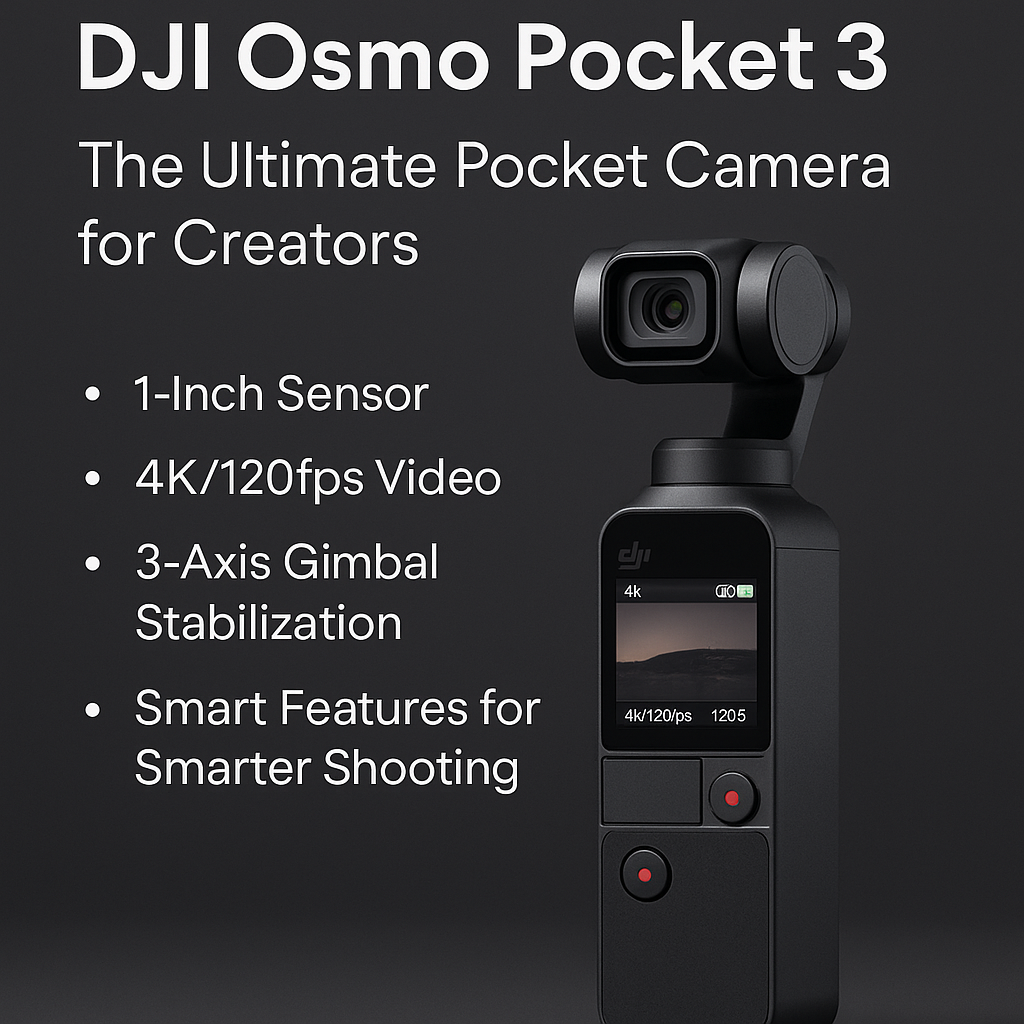 DJI Osmo Pocket 3: The Ultimate Pocket Camera for Creators
