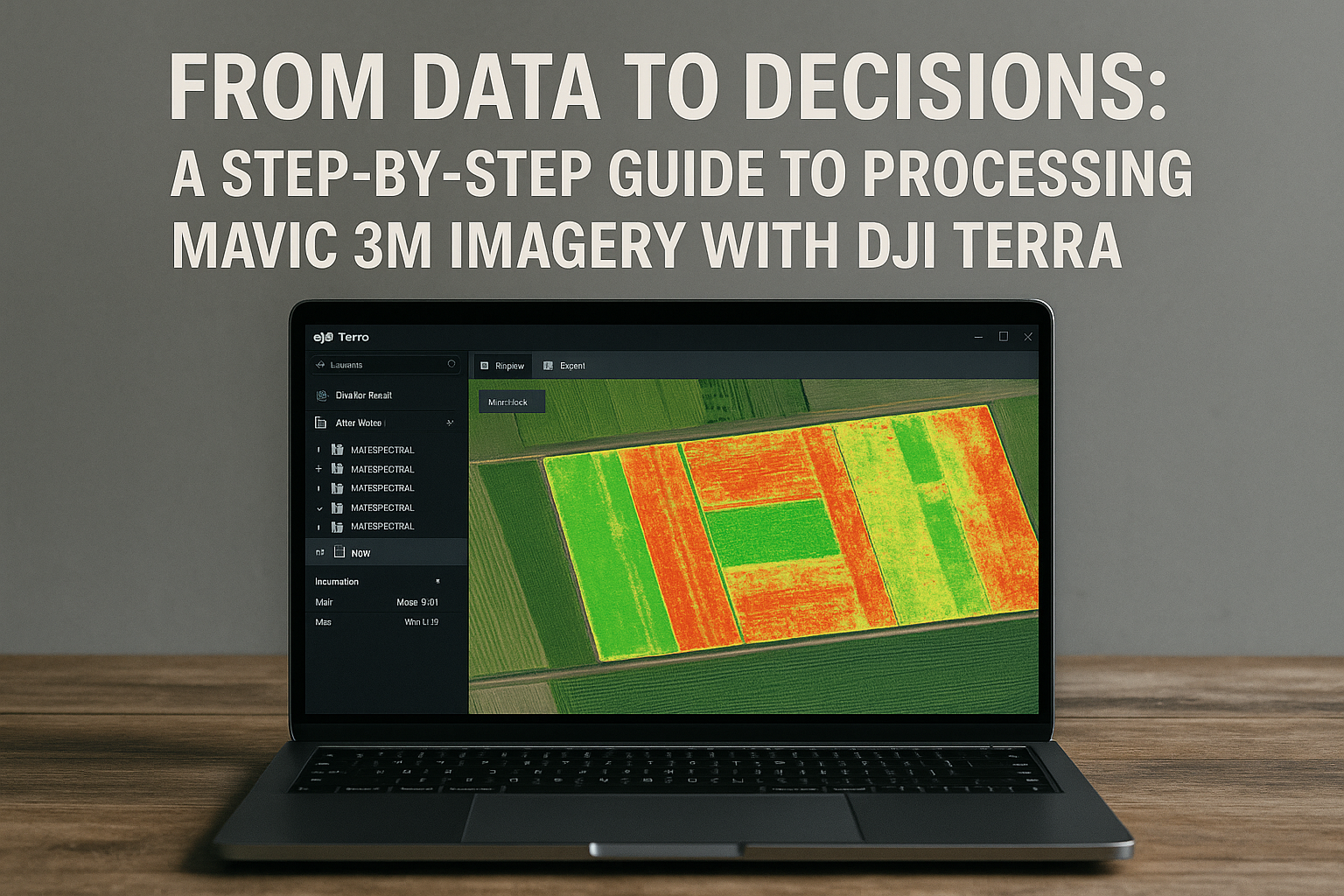 From Data to Decisions: A Step-by-Step Guide to Processing Mavic 3M Imagery with DJI Terra