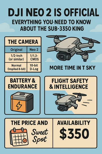 DJI Neo 2 is Official: Everything You Need to Know About the Sub-$350 King