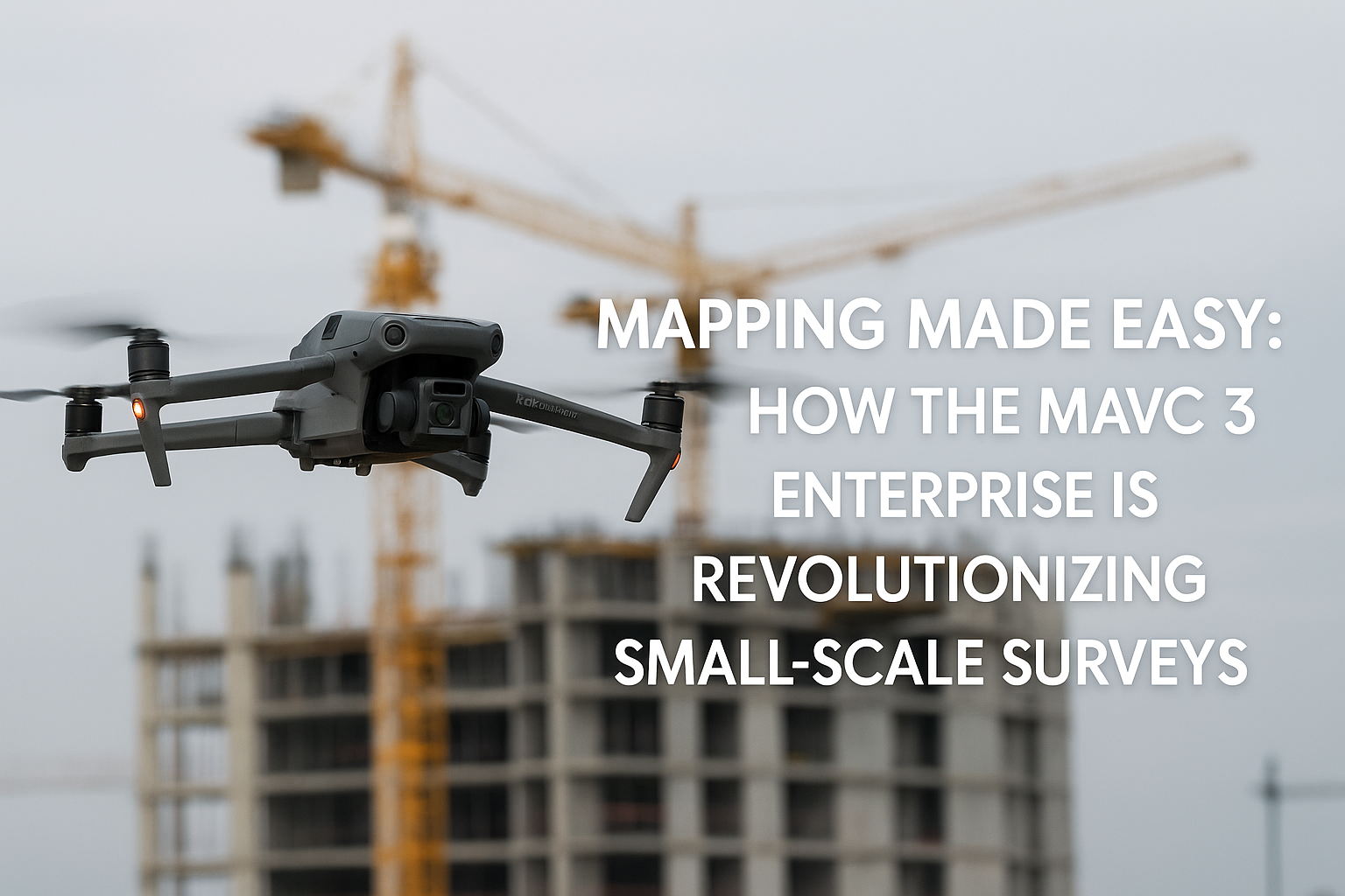 Mapping Made Easy: How the Mavic 3 Enterprise is Revolutionizing Small-Scale Surveys