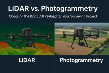 LiDAR vs. Photogrammetry: Choosing the Right DJI Payload for Your Surveying Project