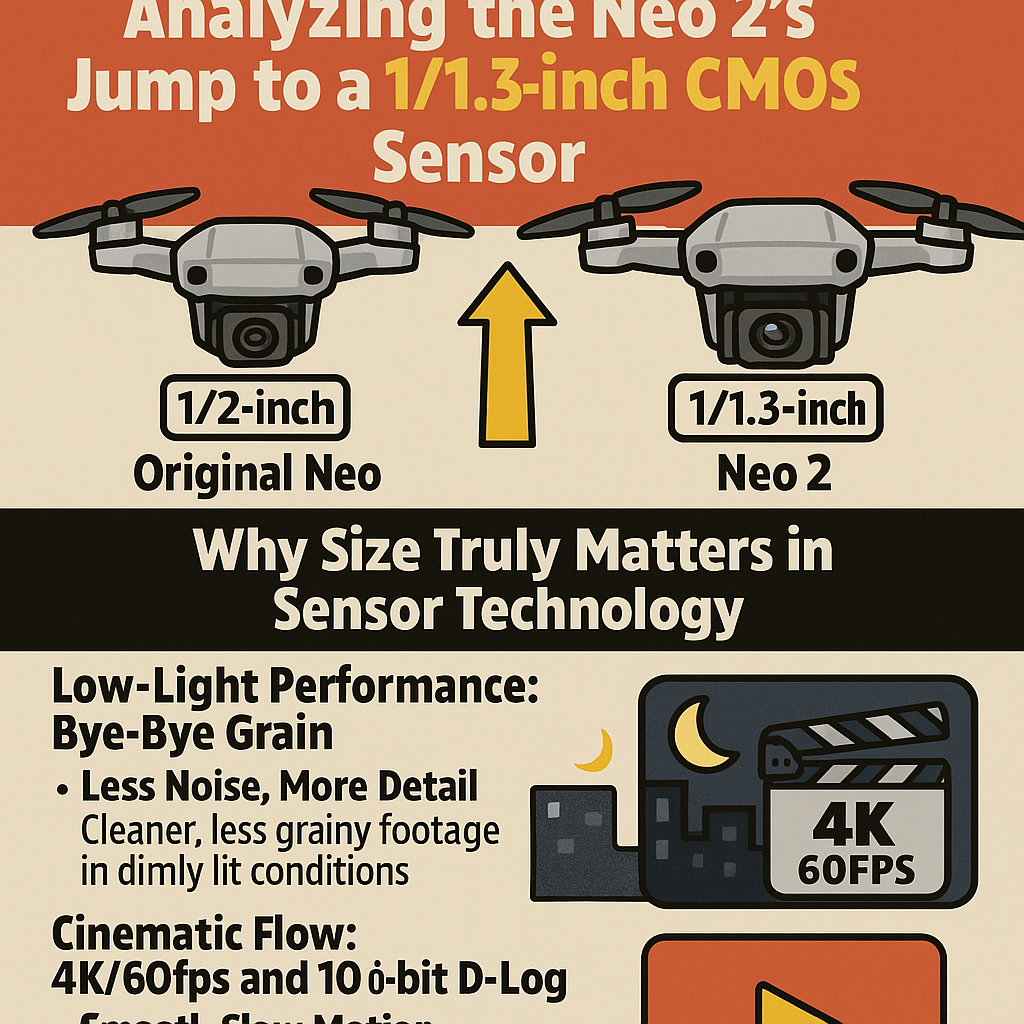 The Image Quality Revolution: Analyzing the Neo 2's Jump to a 1/1.3-inch CMOS Sensor