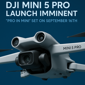 DJI Mini 5 Pro Launch Imminent: “Pro in Mini” Confirmed for September 16th