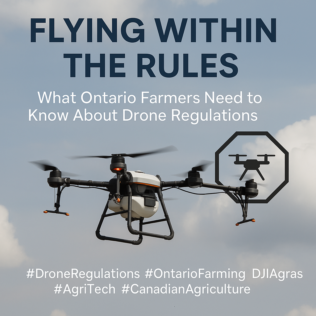 Flying Within the Rules: What Ontario Farmers Need to Know About Drone Regulations