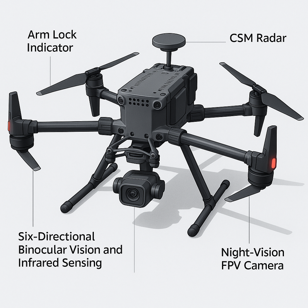 Visualizing Safety: A Closer Look at the DJI M350 RTK’s Safety Features