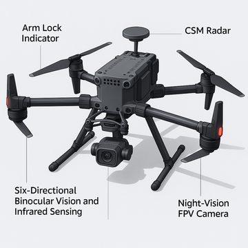 Visualizing Safety: A Closer Look at the DJI M350 RTK’s Safety Features