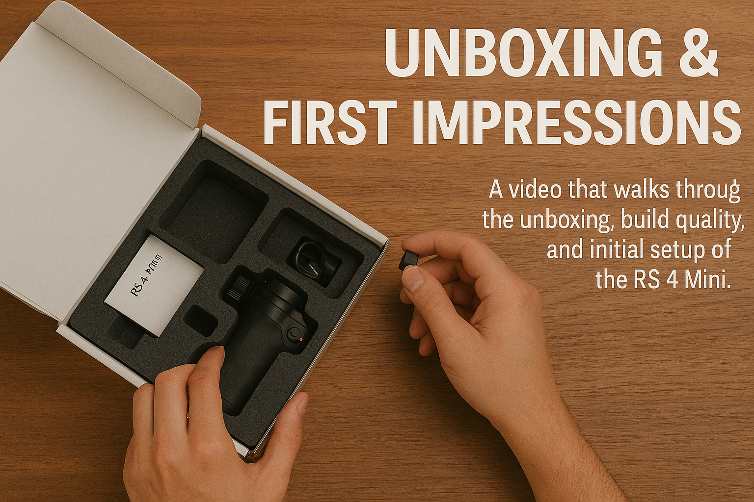 Unboxing & First Impressions: DJI RS 4 Mini