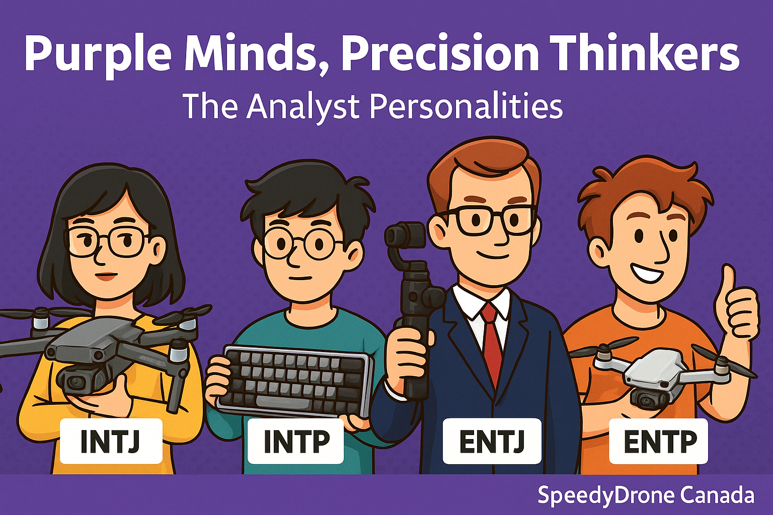 🟣 Purple Minds, Precision Thinkers: The Analyst Personalities, What Tech Gifts to Give?