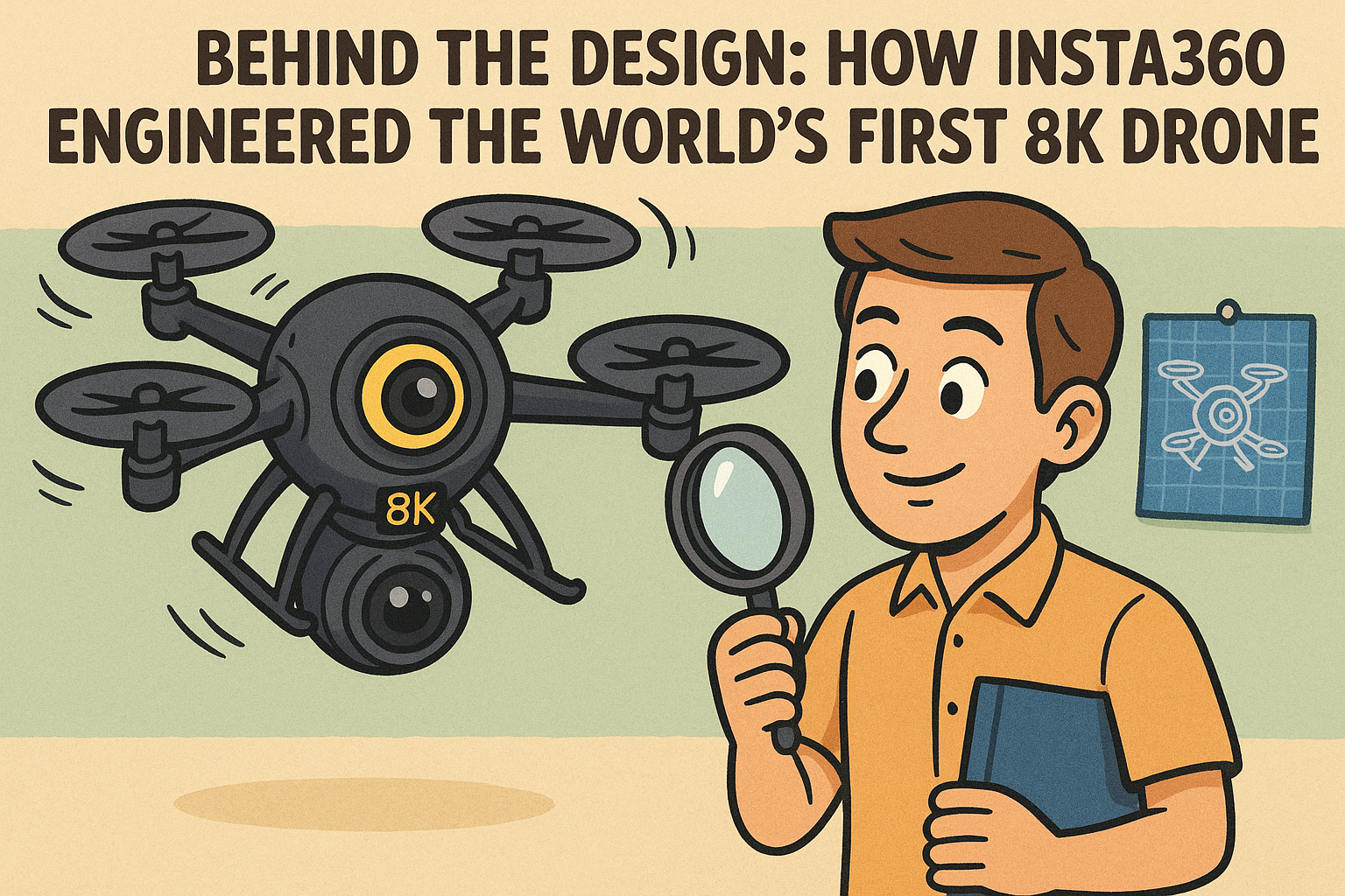 Behind the Design: How Insta360 Engineered the World’s First 8K 360 Drone