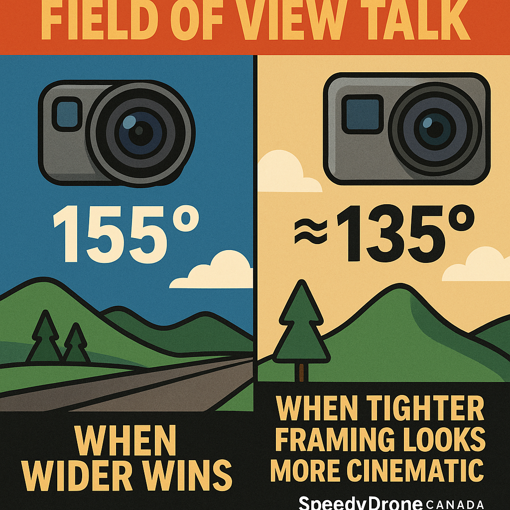 DJI Osmo Action 6 Field of View Talk: From 155° to ~135° — When Wider Wins & When Tighter Cinematic Framing Shines