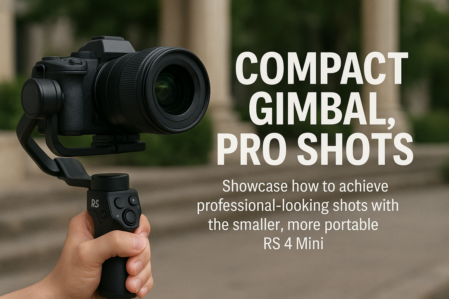 Compact Gimbal, Pro Shots: Mastering the DJI RS 4 Mini for Cinematic Footage