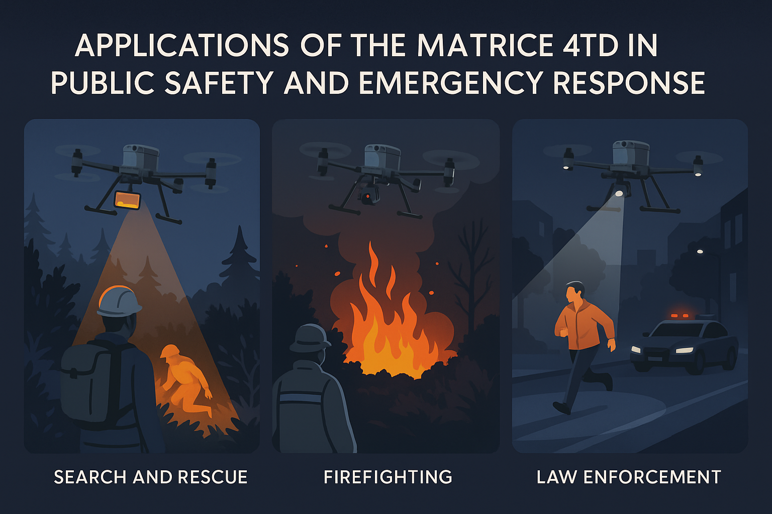 How the Matrice 4TD Supports First Responders