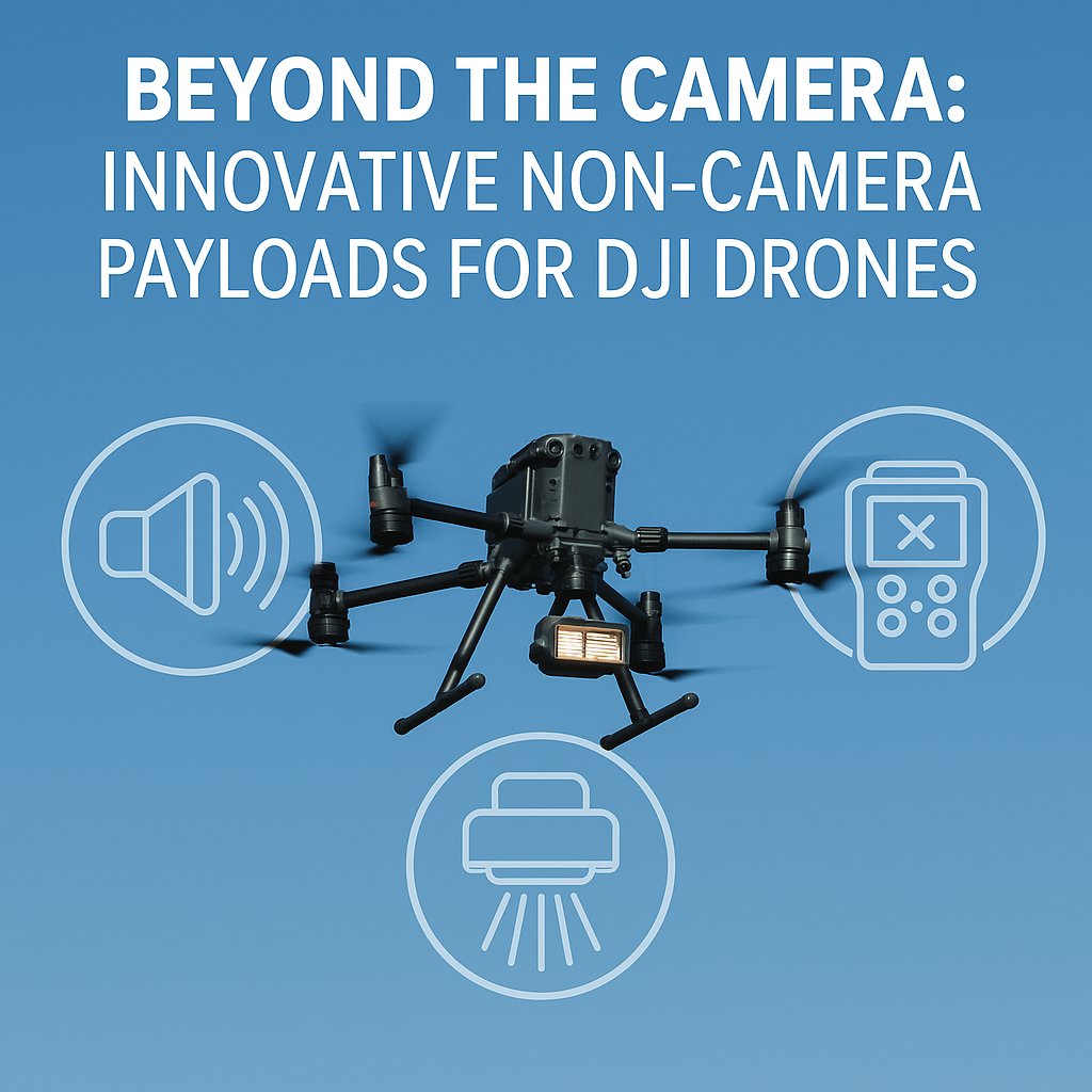 Beyond the Camera: Innovative Non-Camera Payloads for DJI Drones
