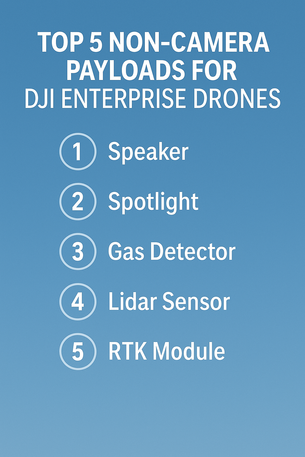 Top 5 Non-Camera Payloads for DJI Enterprise Drones
