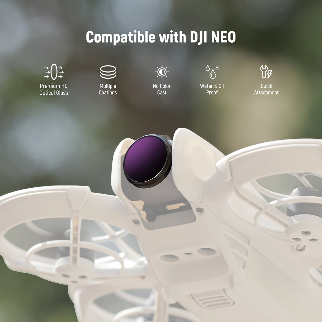 Ensemble de 3 filtres ND magnétiques pour DJI NEO
